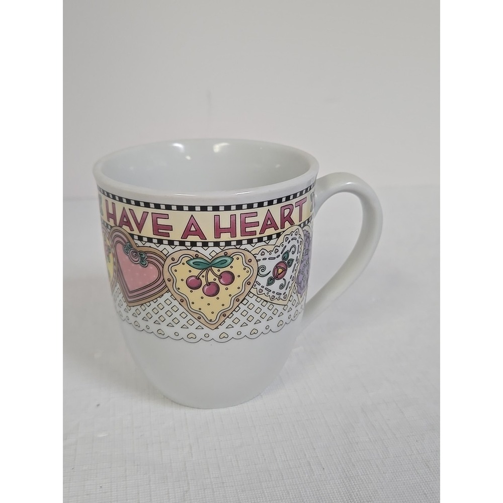 Vintage Mary Engelbreit Have A Heart Cup Mug 2001‎ Granny Core Valentines Day